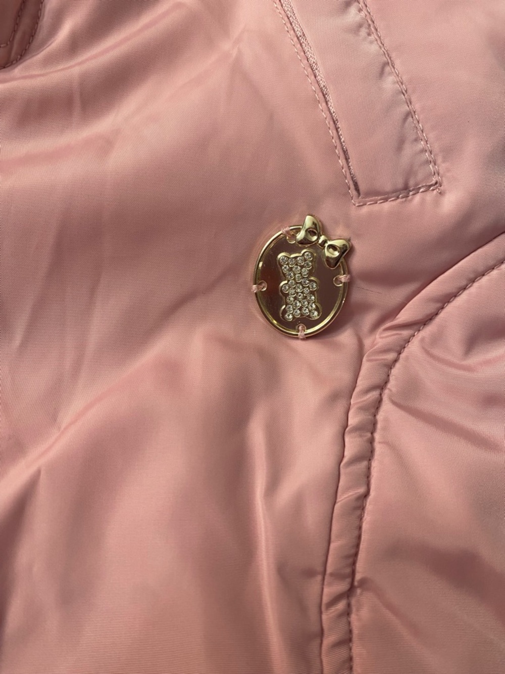 Jelispoon Boutique Dusty Pink Fleece-Lined Snow Bibs Size 120 (US 6/7) - Picture 8 of 9